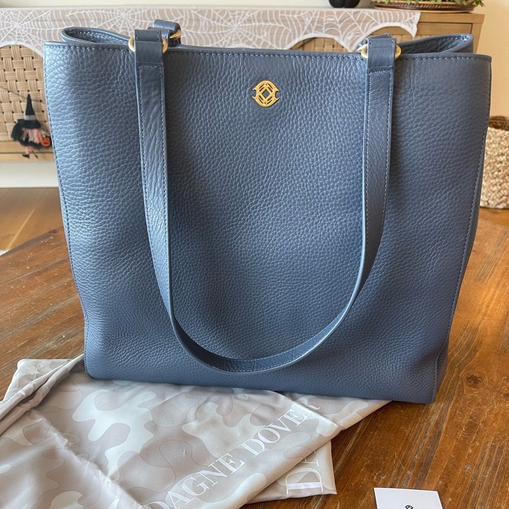 Daphne Dover Ash Blue Medium Allyn Tote